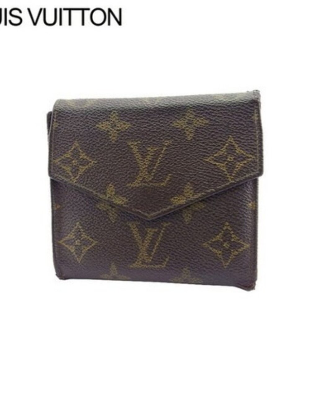 LOUIS VUITTON W hook wallet monogram beige monogram canvas Authentic Used - Picture 2 of 8